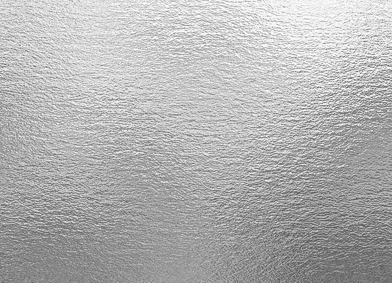 Shiny Silver Leaf Foil Texture Texture Background Stock Photo