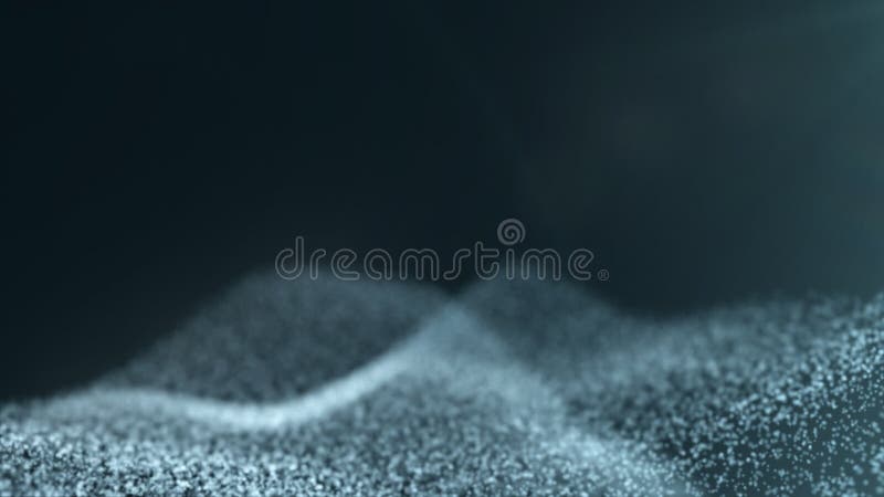 Shiny Particle Waves White stock illustration