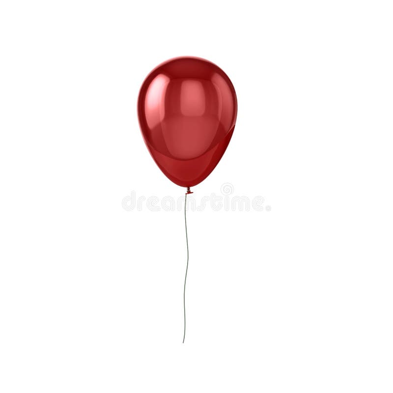 Vector red balloon ribbon stock vector. Illustration of celebrate - 32349572