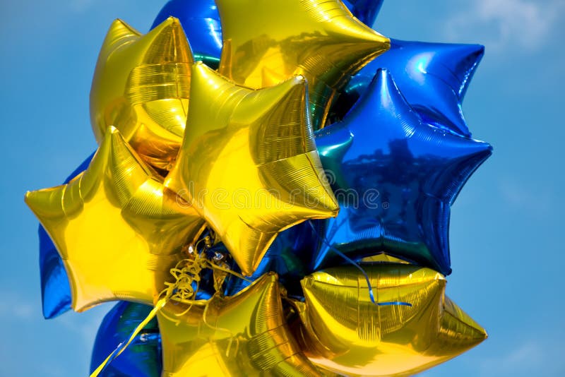 Shiny Star Balloons