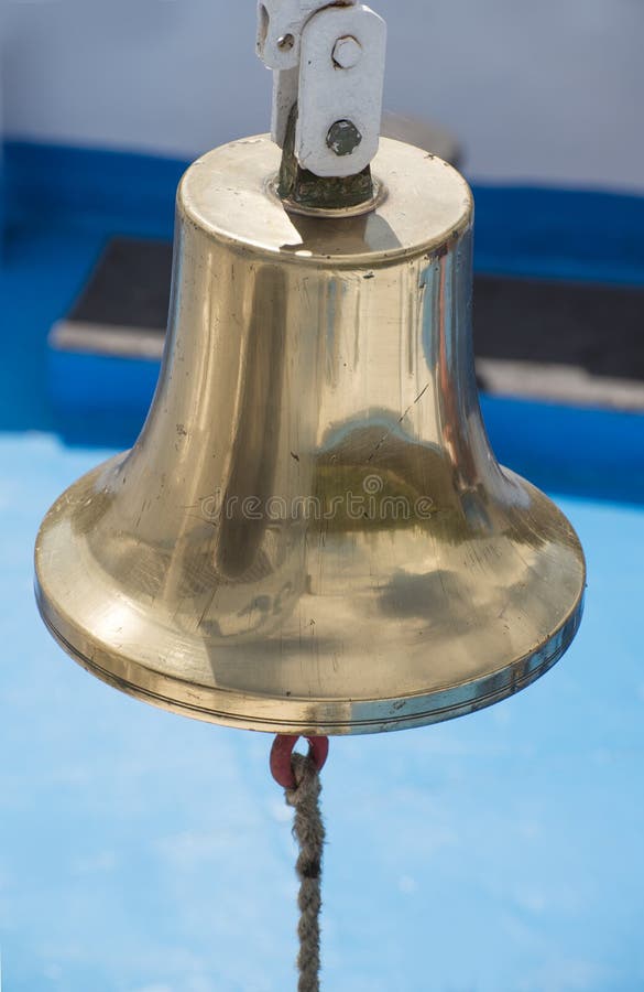 Ship bell of Titanic ship stock photo. Image of call 24349160