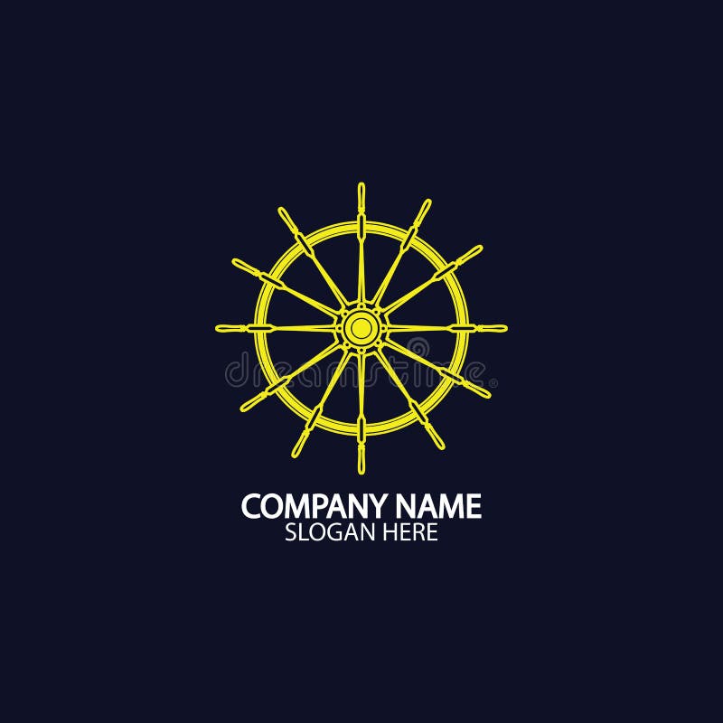 Ship and Boat Helm Steering Wheel Boat and Maritime Rudder Icon Ship