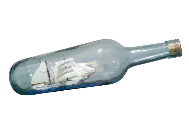 Ship In A Bottle Stock Photo. Image Of Ship, Bottle, Boat - 5573124