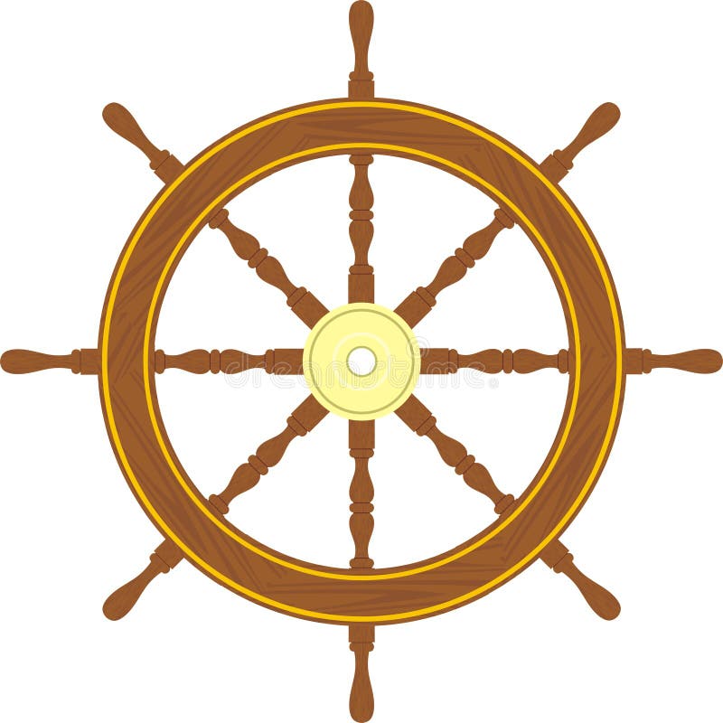 Ship Control Wheel Picture. Image 13996973
