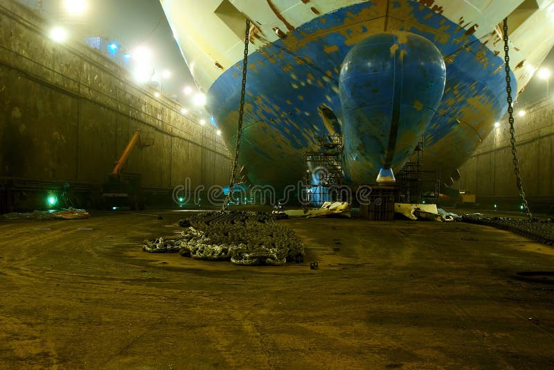 Ship in dock