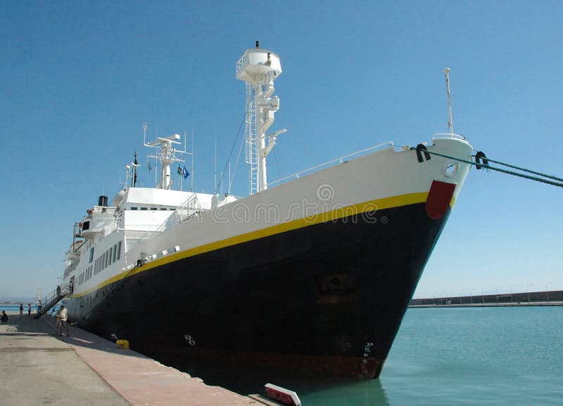 Ship Docked stock image