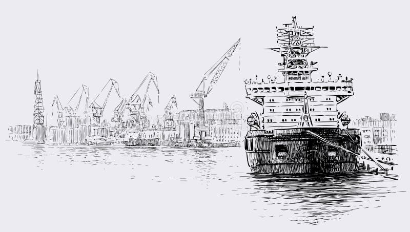 Sea Port Stock Clipart | Royalty-Free | FreeImages