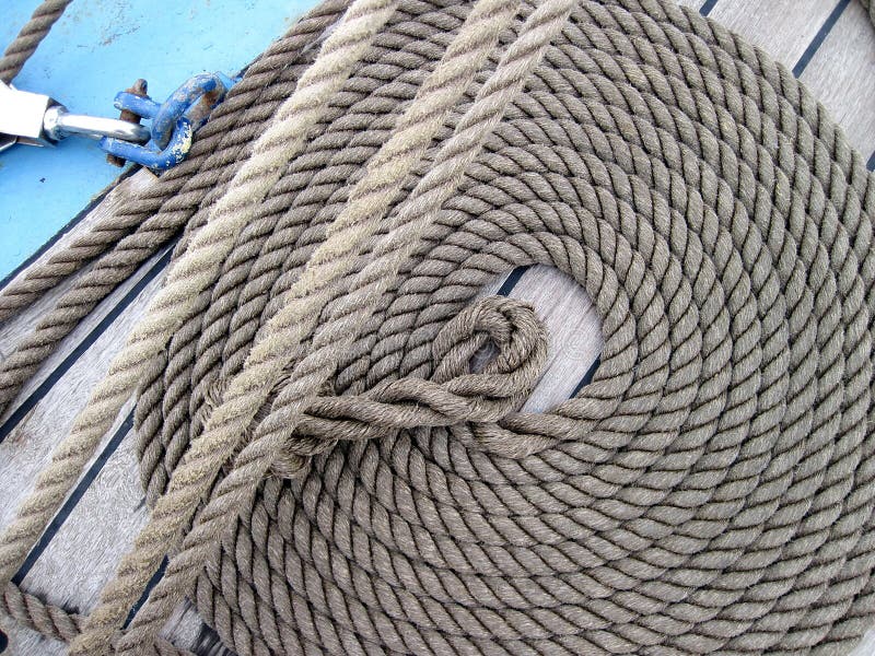 Ship rope stock image. Image of yachting, water, outside 20926983