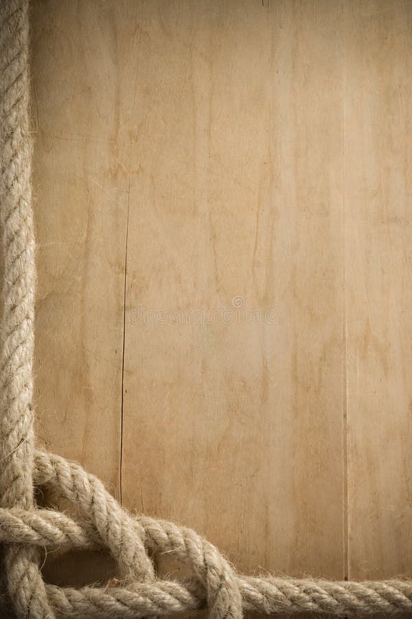 Small Rope On Wood Stock Photo, Picture and Royalty Free Image. Image  59462034.