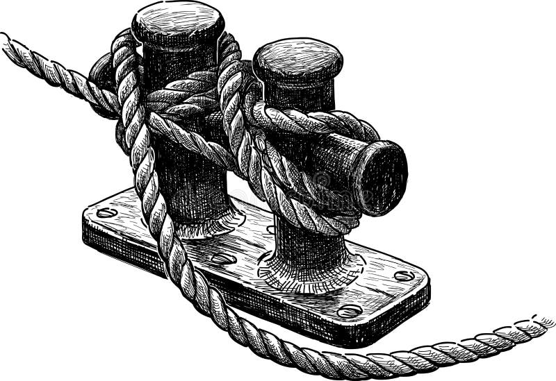 Ship ropes. 