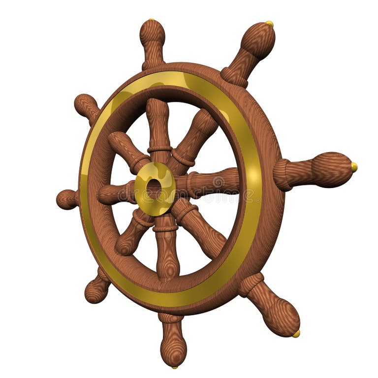 Ships Steering Wheel Stock Illustrations 930 Ships Steering Wheel