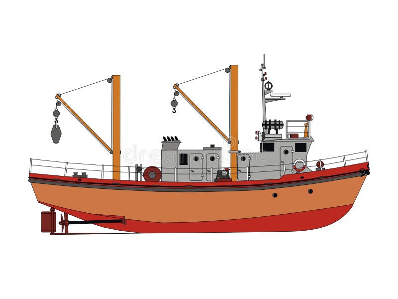 Commercial Fishing Boat Stock Illustrations – 3,188 Commercial