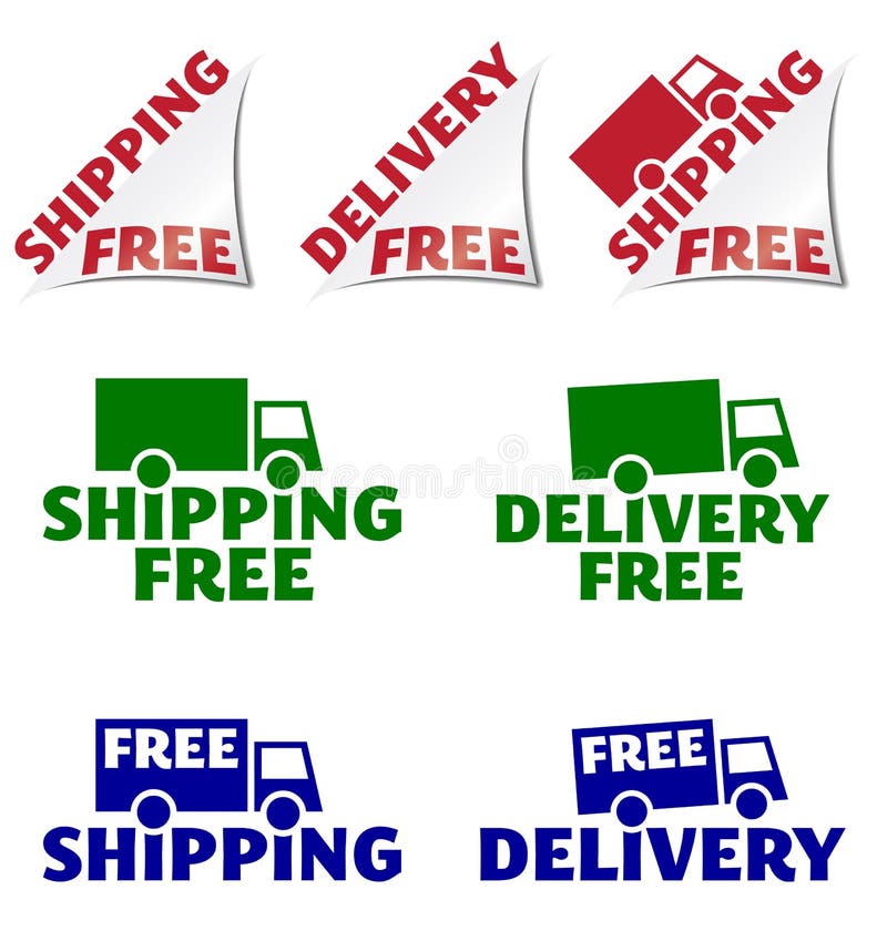 Free shipping icons stock vector. Illustration of ship - 16924559