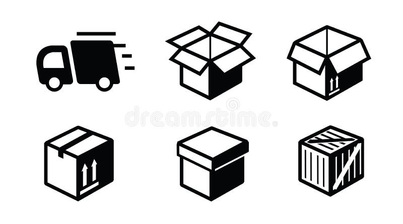 Download Shipping icon stock vector. Illustration of black ...