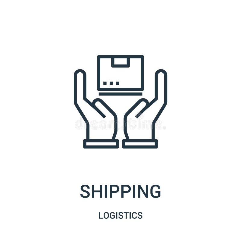 Shipping Icon Vector from Logistics Collection. Thin Line Shipping ...