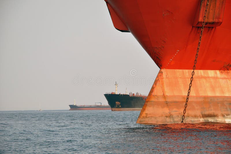 Ships at anchor