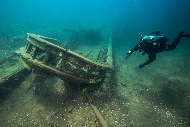 Shipwreck Alice G in Tobermory Kanada