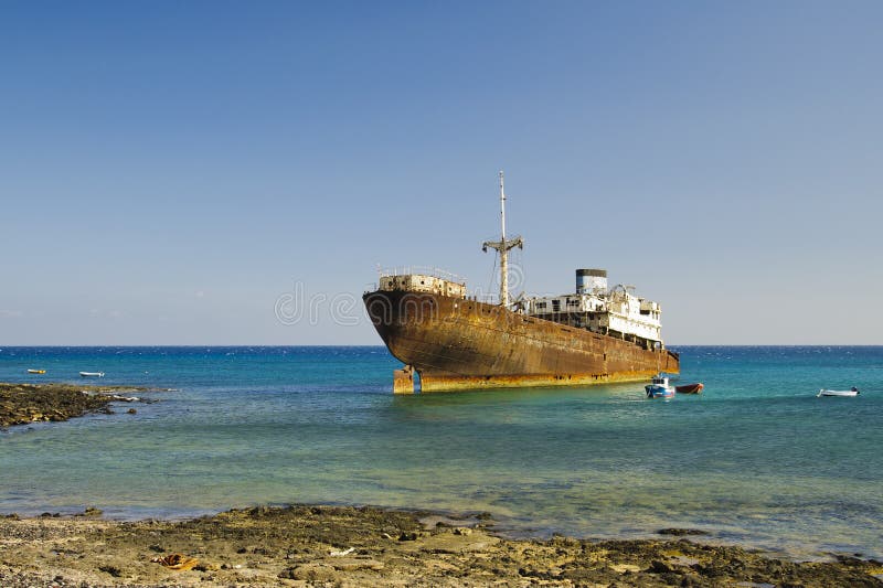 Shipwreck in Arrecife (Lanzarote)
