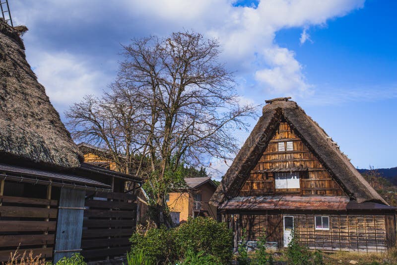 Shirakawa идет стоковые фото