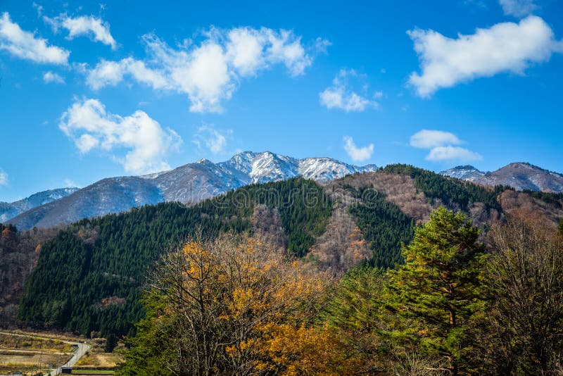 Shirakawa идет стоковое фото