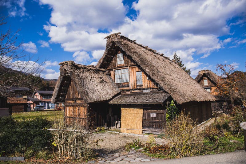 Shirakawa идет стоковые изображения