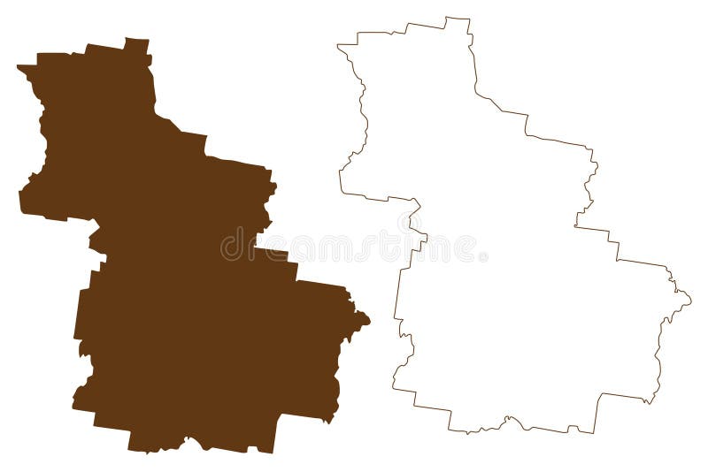 Shire of Central Goldfields (Commonwealth of Australia, Victoria state, Vic) stock illustration