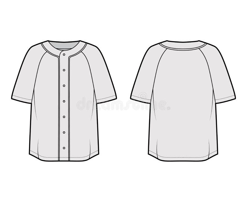 T-shirt American Football Technical Fashion Illustration with Raglan Short  Sleeves, Tunic Length, Crew Neck, Oversized. Stock Vector - Illustration of  tunic, tshirt: 208553360