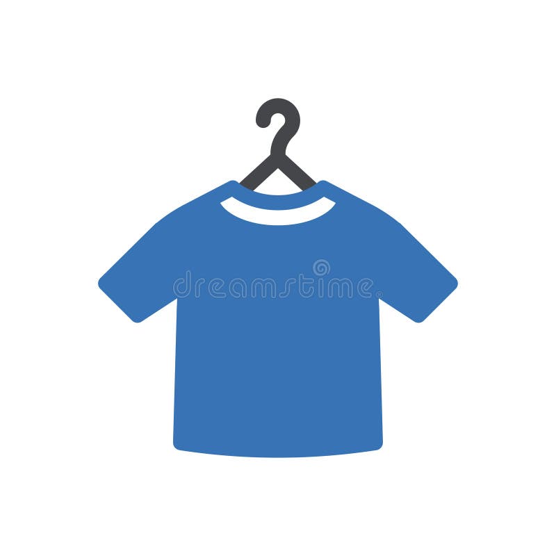 Hanging Glyph Flat Vector Icon Stock Vector - Illustration of retail