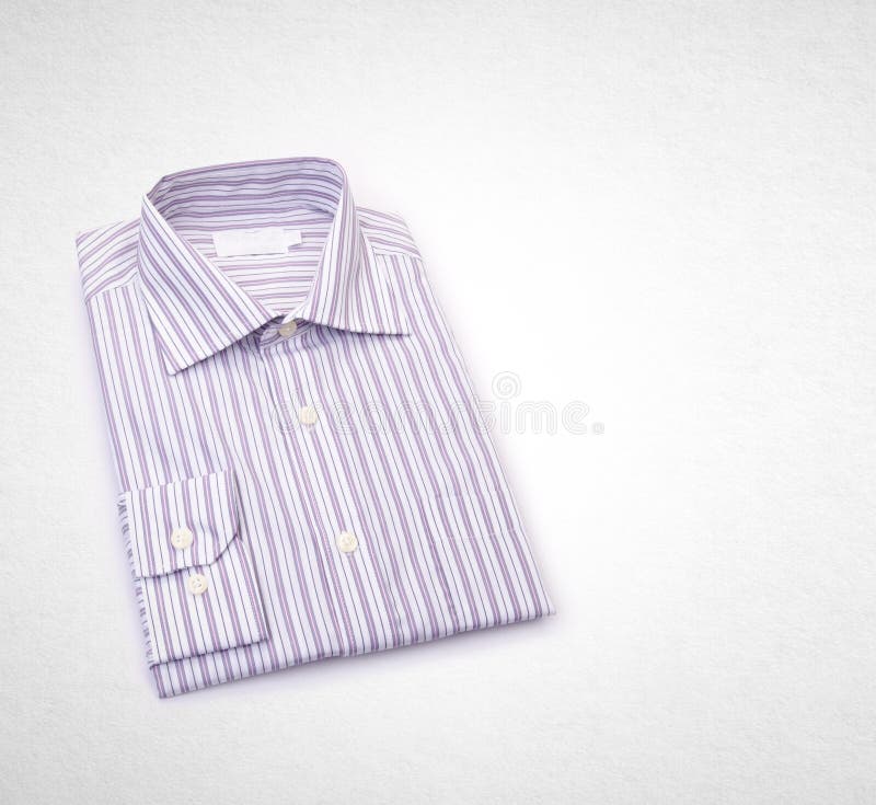 Shirt for Men S Folded on a Background. Stock Image - Image of menswear ...