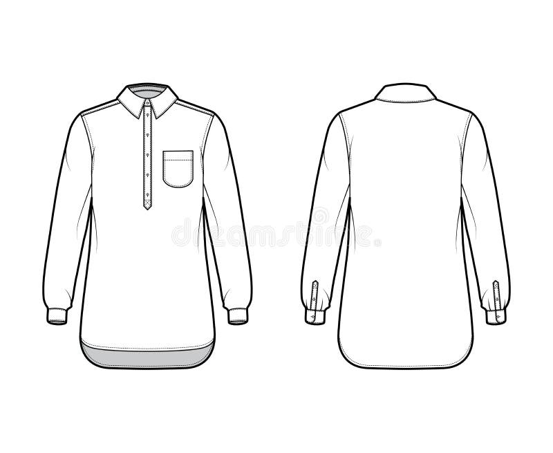 Button Shirt Mockup Stock Illustrations – 2,330 Button Shirt Mockup ...