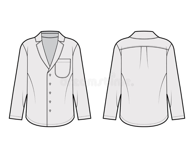 Notch Collar Stock Illustrations – 186 Notch Collar Stock Illustrations ...