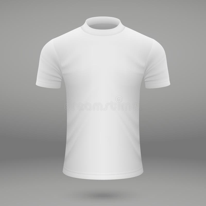 Shirt template for jersey stock illustration. Illustration of design ...