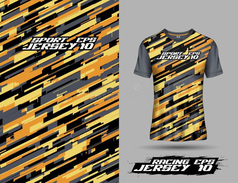 Sublimation Printing Design for Jersey and Tshirt Sports Team Stock