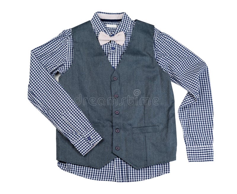 Shirt and vest stock image. Image of outfit, male, businessperson