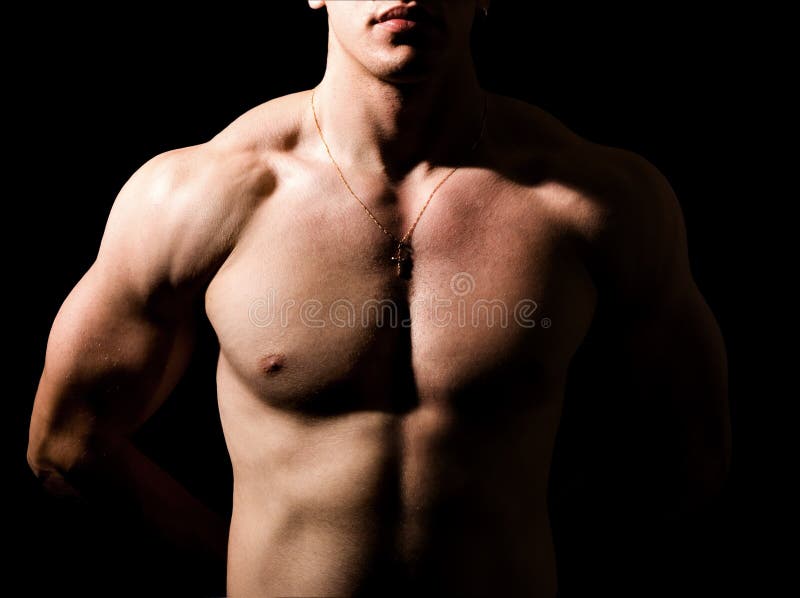 shirtless för mörk man för huvuddel muskulöst sexigt royaltyfri foto shirtless för mörk man för huvuddel muskulöst sexigt royaltyfri foto