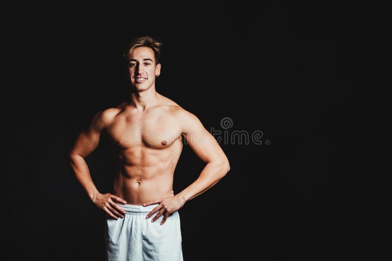 534 Black Male Shirtless Muscular Sweat Stock Photos Free & Royalty