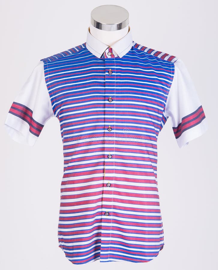 Shirts. Man Shirts on Mannequin Stock Photo Image of retail, white