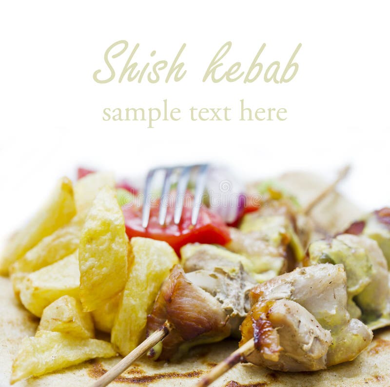 Shish kebab(greek souvlaki)