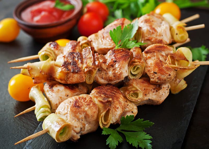 shish kebab цыпленка стоковые фотографии rf shish kebab цыпленка стоковые фотографии rf