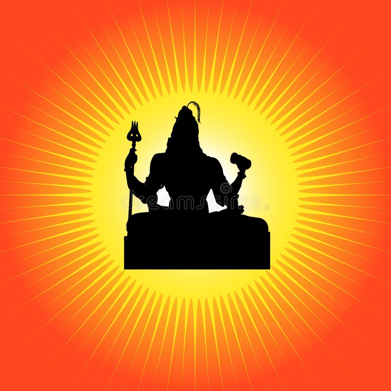 Shiva - deus indiano ilustração stock Shiva - deus indiano ilustração stock