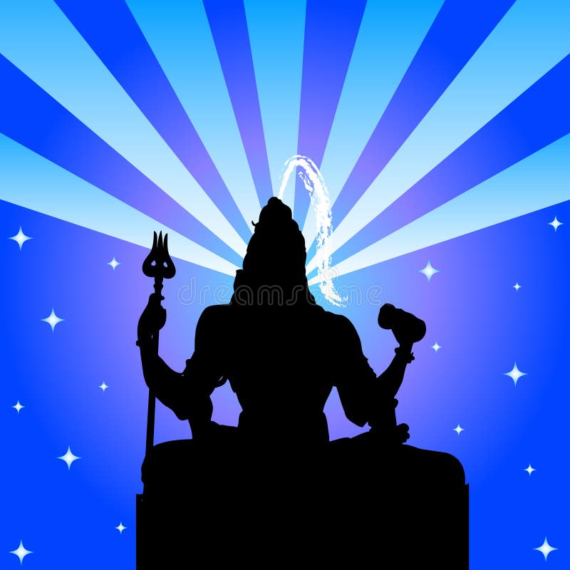 shiva лорда бога индийское иллюстрация вектора shiva лорда бога индийское иллюстрация вектора