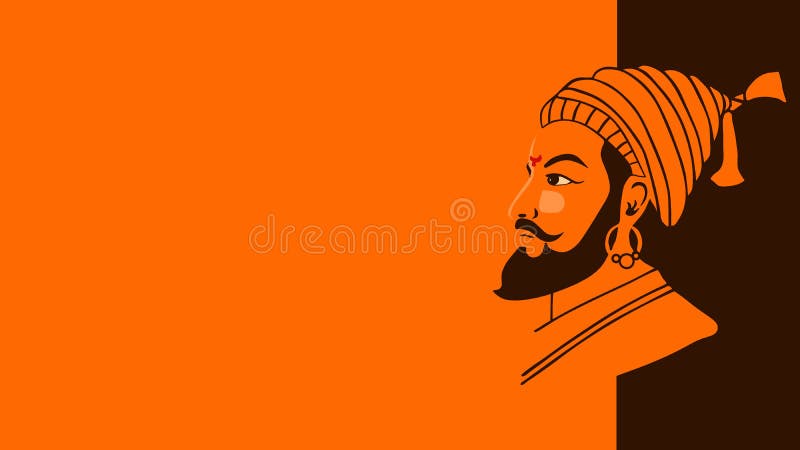 Shivaji Maharaj Jayanti Chatrapati Shivaji  Template  with Shivaji Maharaj Side Stock Illustration - Illustration of  illustrations, celebration: 242450375