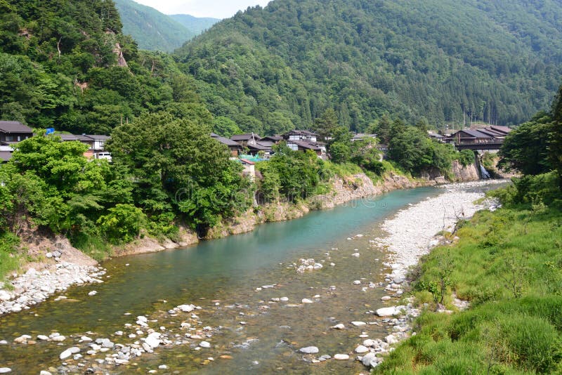 Sho rzeka I?? Gifu prefektura Japonia