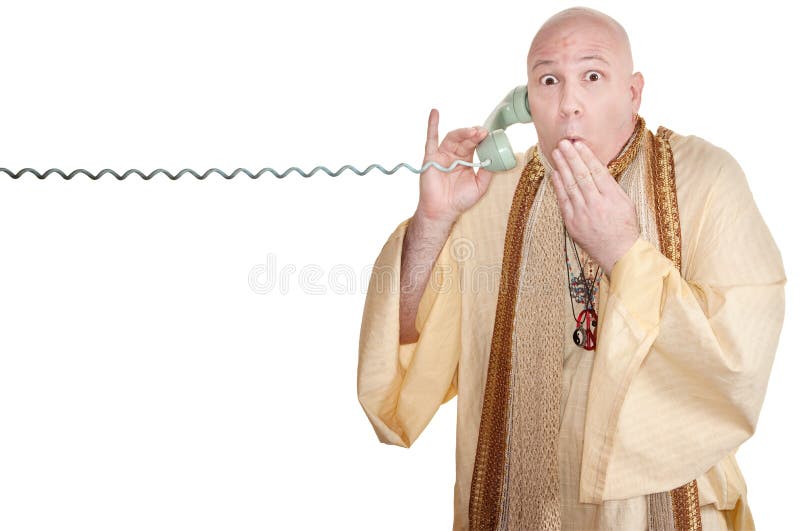 Shocked Monk stock photos