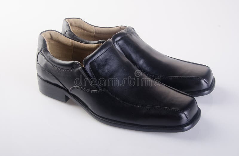 Shoe or Black Color Men S Shoes on a Background. Stock Image Image of