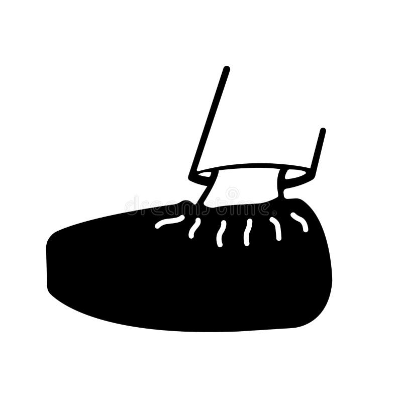 Shoe Covers Symbol Sign ,Vector Illustration, Isolate on White Background Label. EPS10 Stock