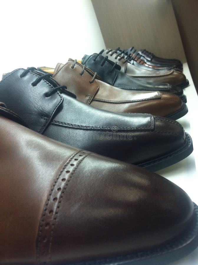 Shoe display in store stock photo. Image of present, businessman 47216012