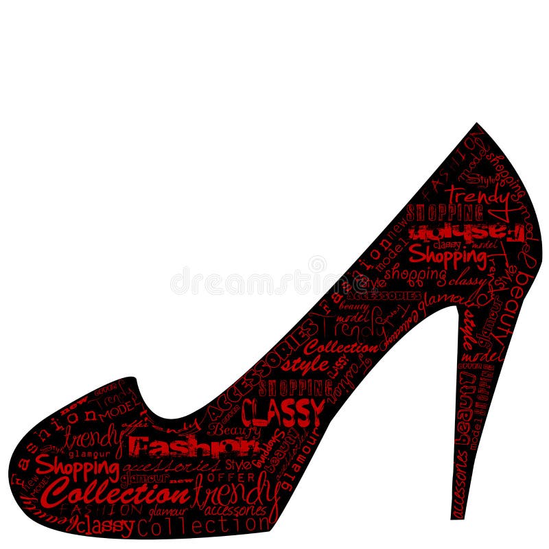 Fashion Shoe Words Stock Illustrations – 83 Fashion Shoe Words Stock  Illustrations, Vectors & Clipart - Dreamstime
