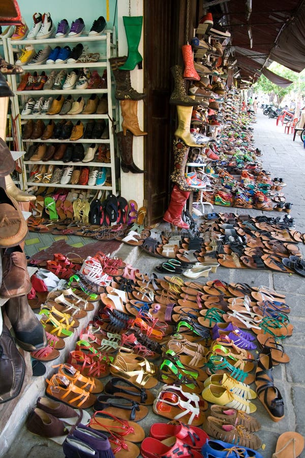 Shoe Market stock image. Image of select, display, stand 17108389