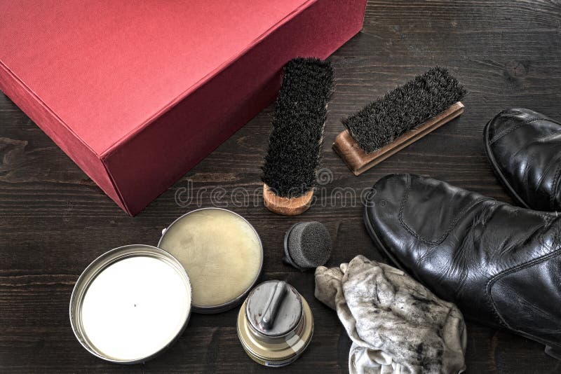 Shoe polish stock image. Image of polishing, craft, equipment - 47004101